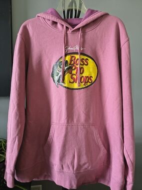 Bass Pro Shops Pink Johnny Morris Hoodie